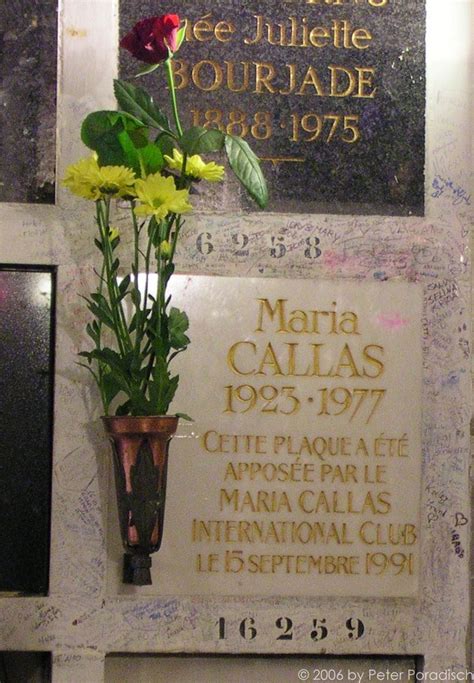 where is maria callas buried